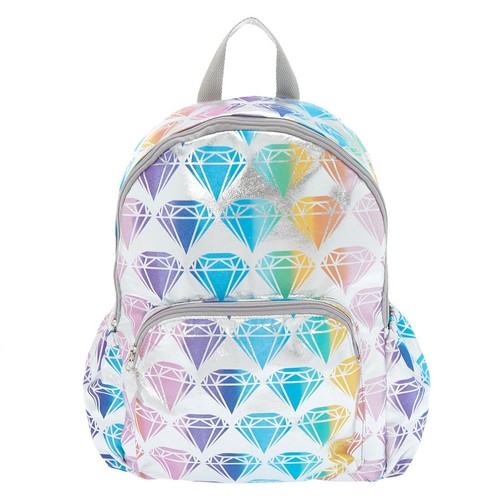 Claire's Ombre Rainbow Diamond Functional Backpack - New with Tags - RRP  £35 | eBay