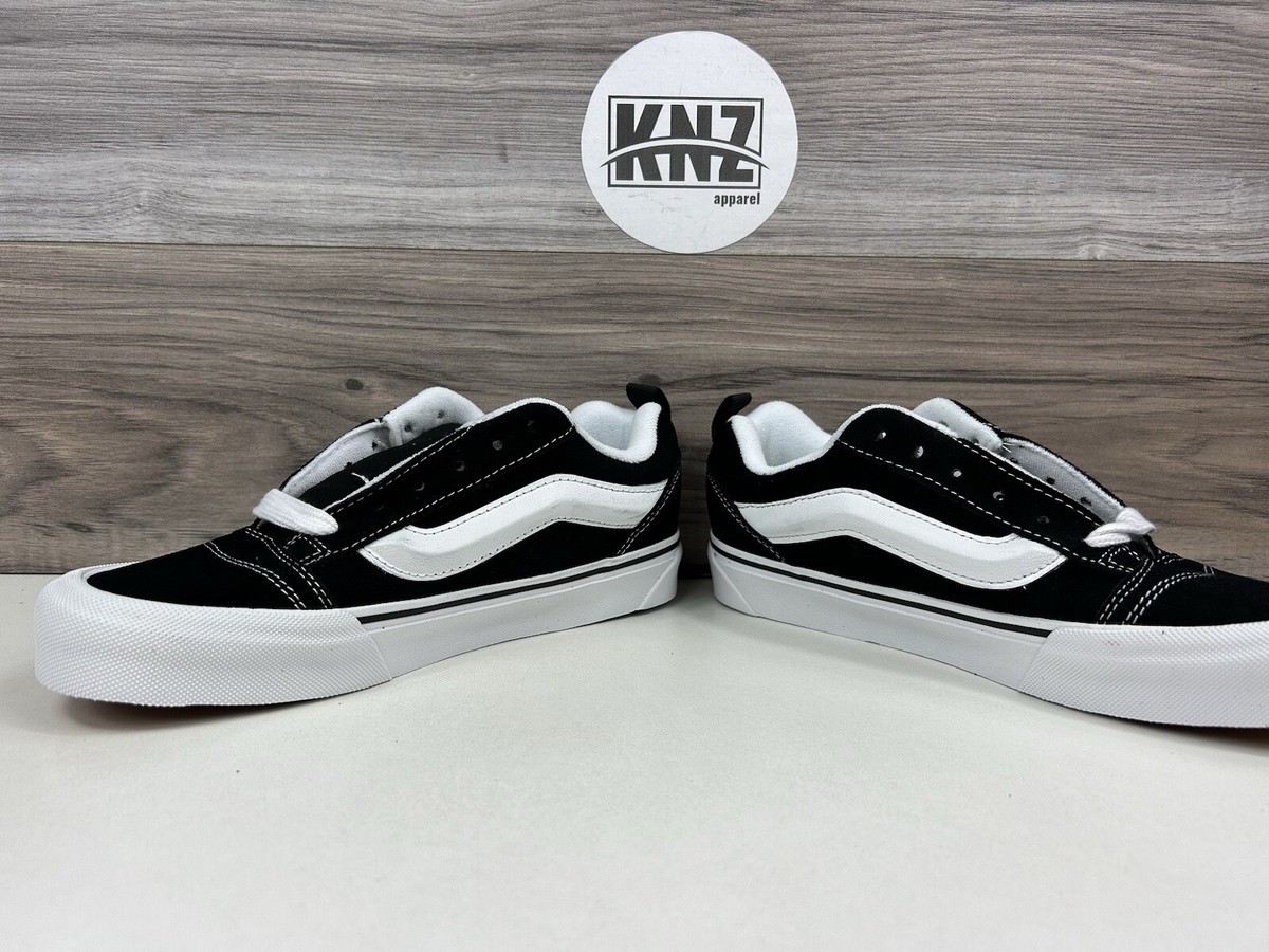 NEW VANS Knu Skool Black White | size Men's 6 / Women's 7.5