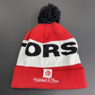 Vintage 1990s Toronto Raptors Toque Pom-Pom Winter Beanie