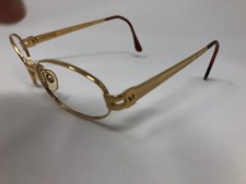 VOGUE VINTAGE Sunglasses Frame Italy VO3256 280 51-20mm Gold/Brown YJ21
