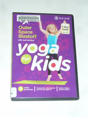 Yoga for Kids: Outer Space Blastoff DVD workout fun space theme Jodi Komitor