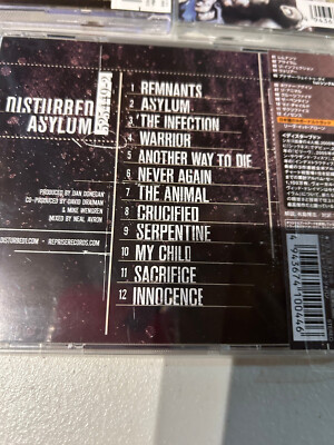 Disturbed CD collection - Lot SET JAPAN EDITIONS RARE AUTHENTIC