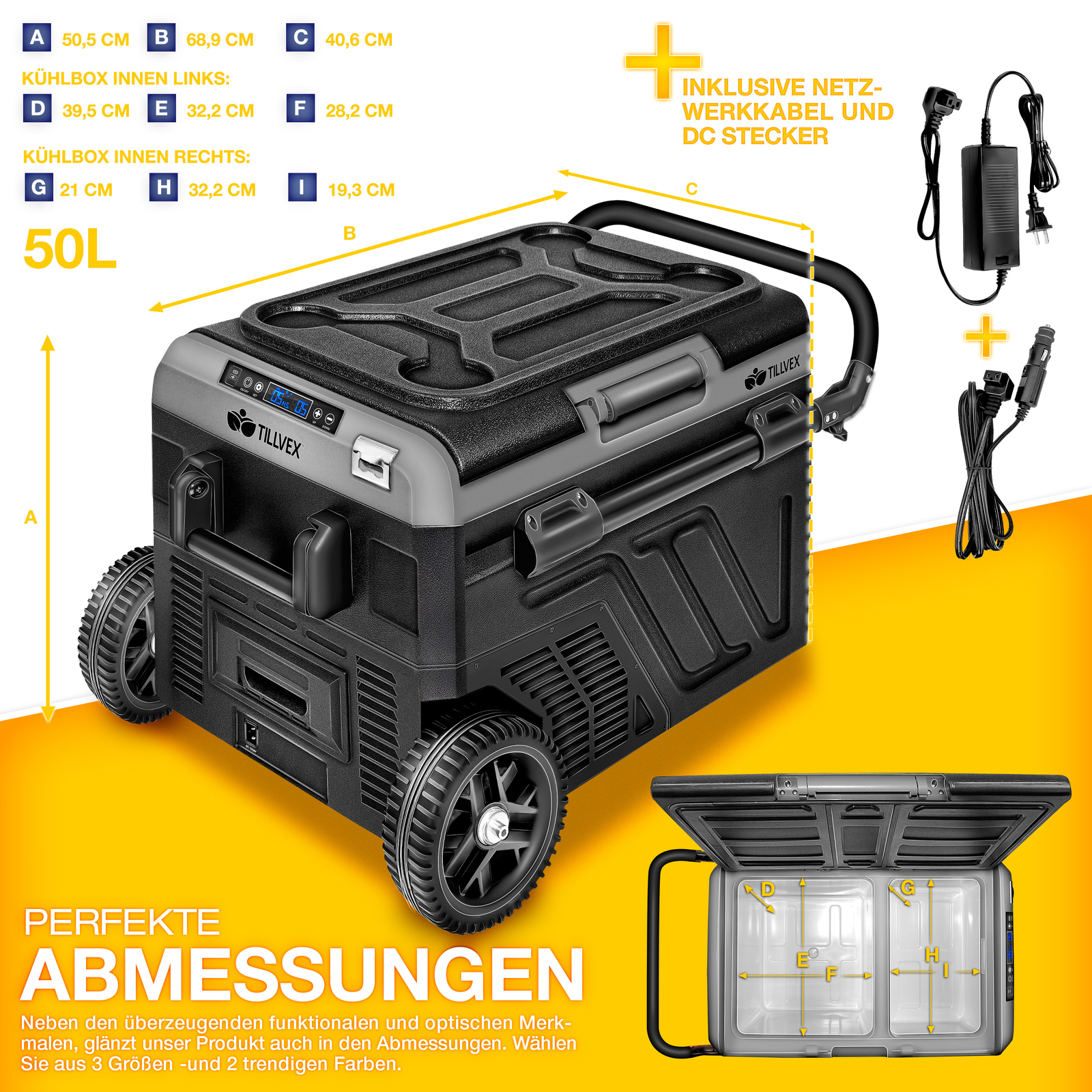 Tillvex Kompressor K hlbox Elektrisch Auto Gefrierbox Camping tillvex-kompressor-k-hlbox-elektrisch-auto-gefrierbox-camping