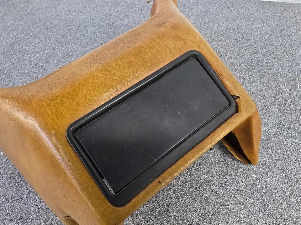 BONITO USADO ORIGINAL GENUINO PORSCHE 928 CORCHO VINILO POLIPIEL CONSOLA TRASERA Foto 3 de 4