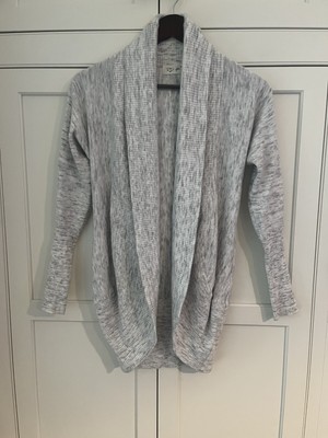 RD Style Women's Sonole Open Drape Cardigan Gray Size S
