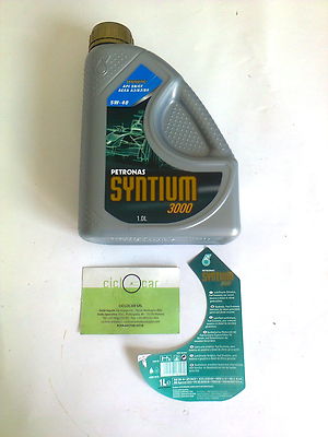 Selenia Petronas Syntium 3000 5W-40 API SN/CF-ACEA A3/B3/B4-BMW LL-Porter D
