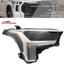 Fit For 2022 2023 Toyota Tundra Passenger Right Side Headlight Headlamp Assembly
