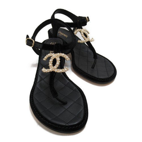 chanel thong sandals