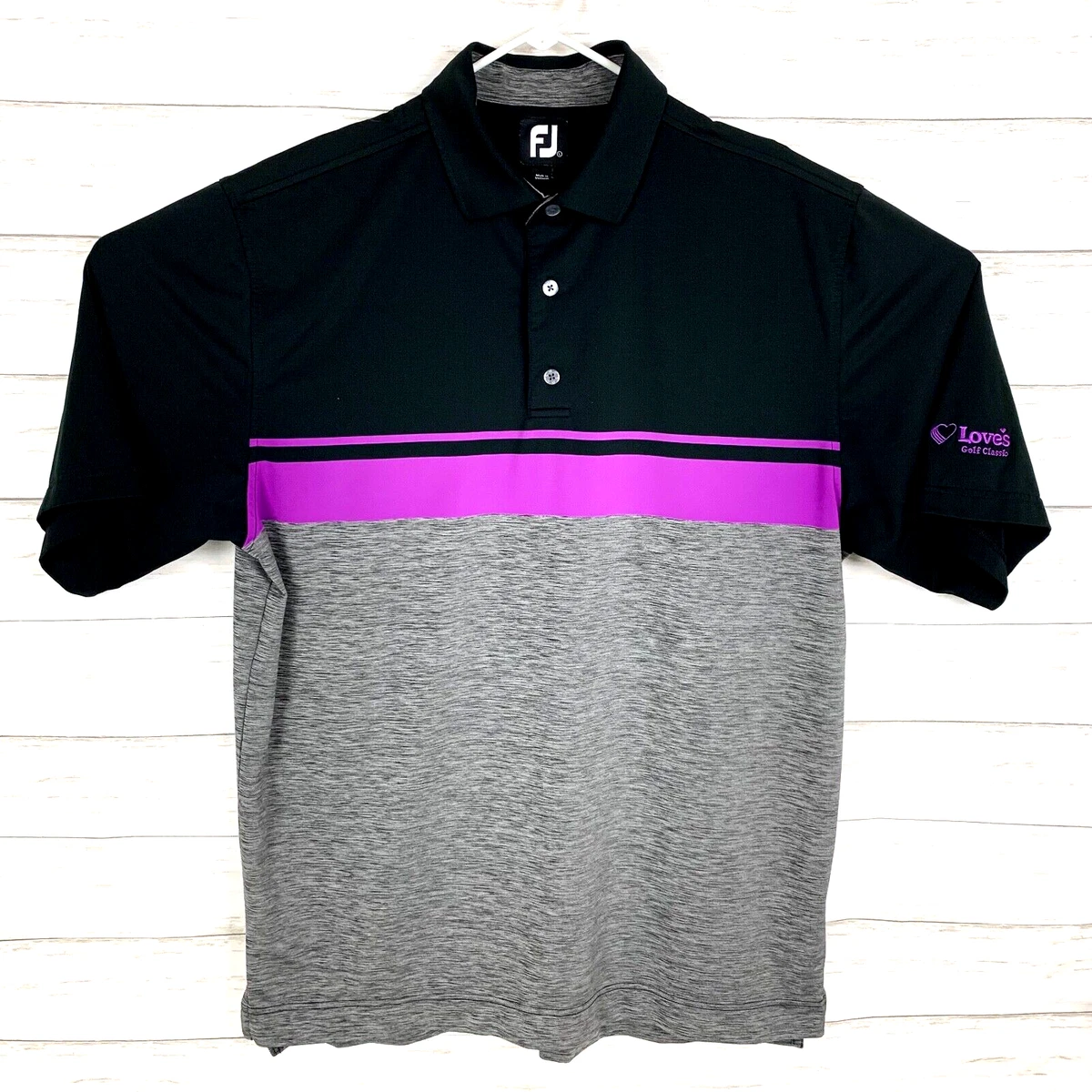 Footjoy striped golf shirts sale