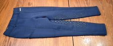 Kerrits NEW Power stretch pocket tights fleece winter navy girls kids Small $99