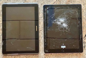 Apple iPad 64GB WLAN + Cellular Model: A1396 + Samsung Galaxy P5110 16GB, WLAN