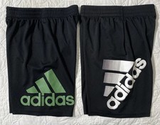 Lot of 2 - adidas Athletic Shorts, Youth Medium 10-12 , Black