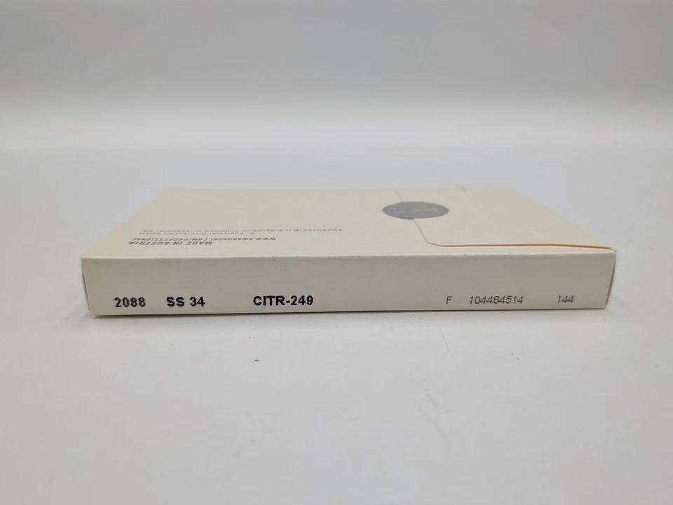 249 Swarovski amarillo citrino 2088 XIRIUS 34ss 7 mm cristal tapa plana Foto 4 de 4