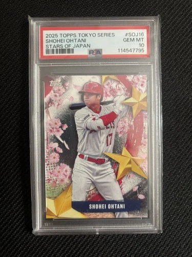 2025 shohei ohtani psa 10 baseball card