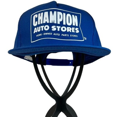 Vintage RePlay Baseball Cap Champion Auto Stores Blue Snapback Excellent