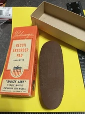 VINTAGE PACHMAYR RECOIL PAD SHOTGUN RIFLE GUN PARTS 5 1/4X1 7/8" 3 1/8" CENTER