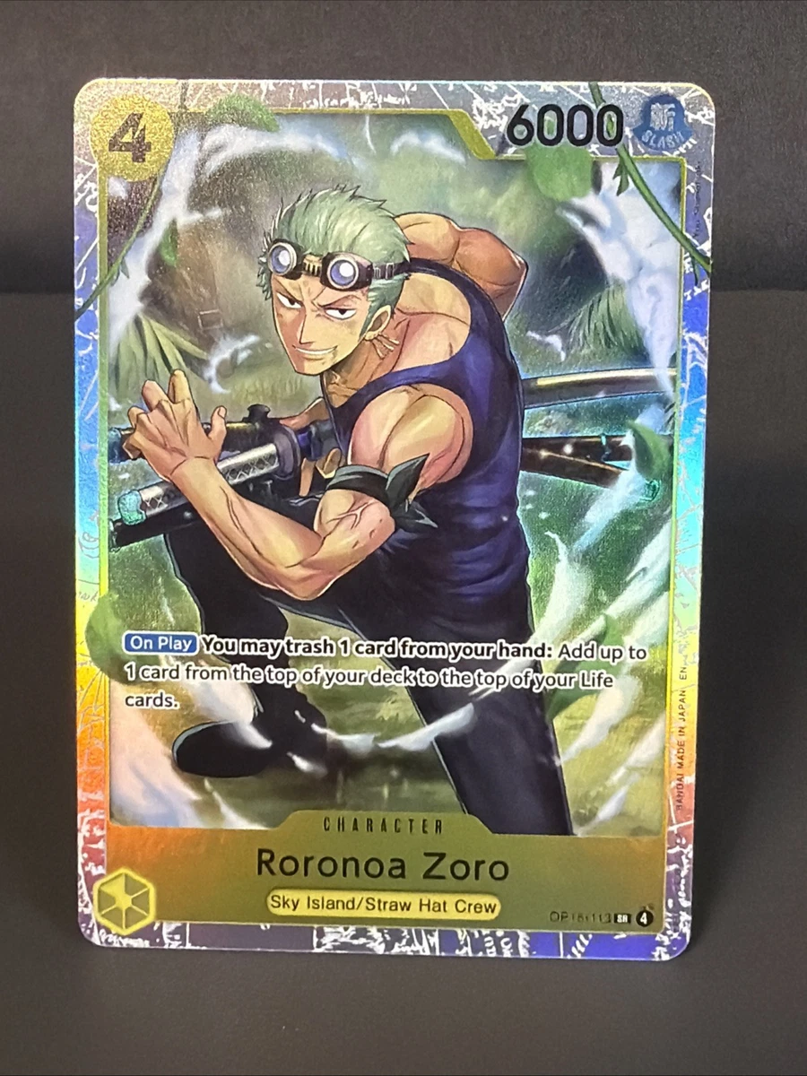 Roronoa Zoro OP15-113 Adventure on Kami's Island for sale | eBay