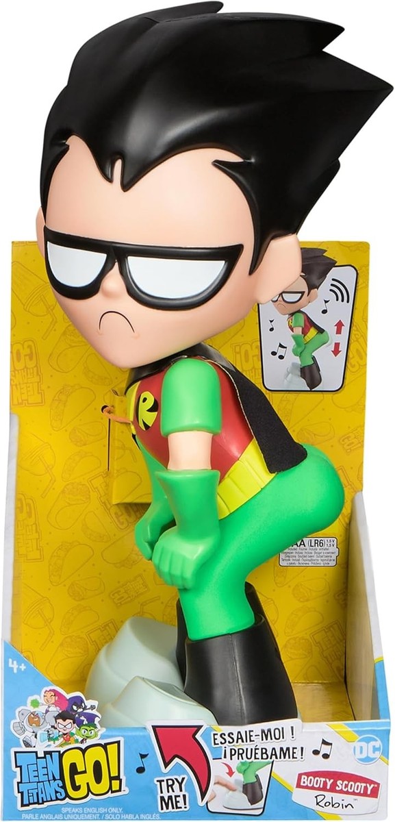 DC Comics Teen Titans Go! Booty Scooty Robin, Dancing Figure with