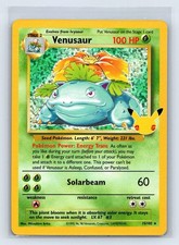 Pokemon Card - Venusaur Celebrations Classic Collection 15/102 Holo