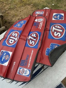 Set Of 2 Vintage Mechanic Fender Covers - STP - USA