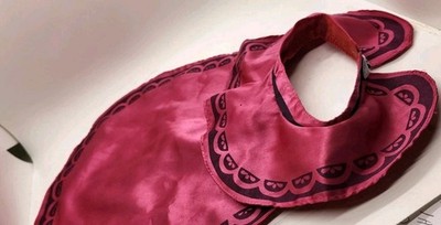 Build a Bear Anna Cape Frozen Disney Costume Princess Cloak Pink Red Silky Soft