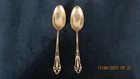 2 Sterling Silver Towle teaspoons, pierced handles 29.2 grams