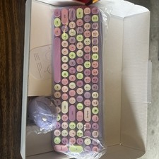 Candy XR Wireless Keyboard and Mouse Combo Set Membrane 2.4Ghz USB Dongle