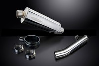 Honda 600 CBR F 1987-1990 Ovaler Edelstahl EndschalldäMpfer 350 Mm Delkevic