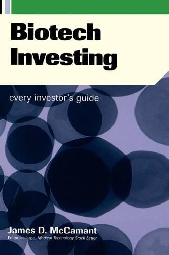 James D. Mccamant Biotech Investing (Hardback) (Uk Import)