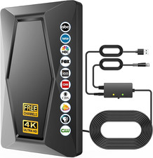 TV Antenna Indoor Antenna for Smart TV Long Range Reception HD Digital Antenna O