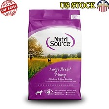 Puppy Food Large Breeds Chicken Rice Probiotics Prebiotics Nutrition 26LB New 3.79 per pound