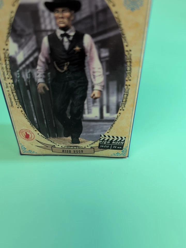 ANDREA Miniatura High Noon The Golden West Serie en Metal Fundido Blanco 54 MM-NUEVO Foto 2 de 4