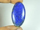 25X46X07 MM Natural Lapis Lazuli Oval Shape Cabochon Loose Gemstone 84Cts. C222