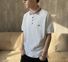 Vivienne Westwood Vintage Mini Orb Collar Neck Polo T-Shirt XL Men s