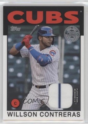 2021 Topps 1986 Topps Baseball Relics Willson Contreras #86R-WC 5m1