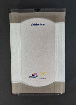 Addonics Model AE5SACSUF External SATA Hard Drive Enclosure Firewire  NEVER USED
