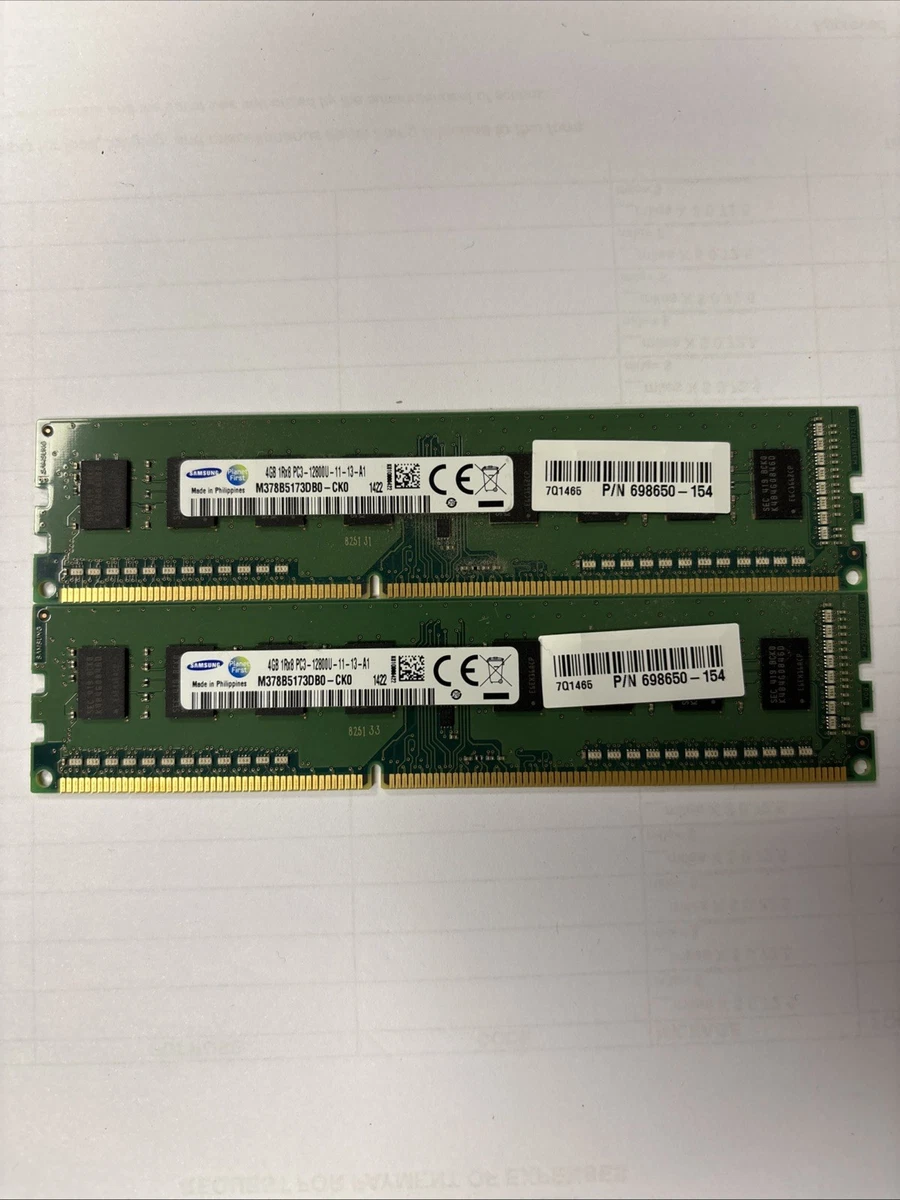 Samsung 8 GB Total Capacity 4 GB Capacity per Module Computer