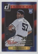 2014 Panini Donruss The Rookies Gold Career Stat Line 112/368 David Hale #40 0af