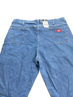 Men's 42x32 Dickies jeans - medium wash Blue 100% Cotton Workwear Nwt