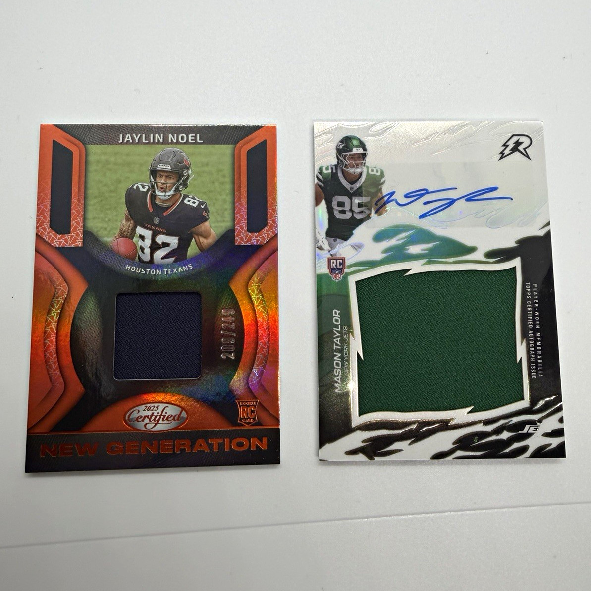 LOT Mason Taylor resurgence RPA. Jaylin Noel patch /249