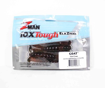 Zman Soft K�der Goat 3.75 Zoll 4/Pack Hot Craw (4363)