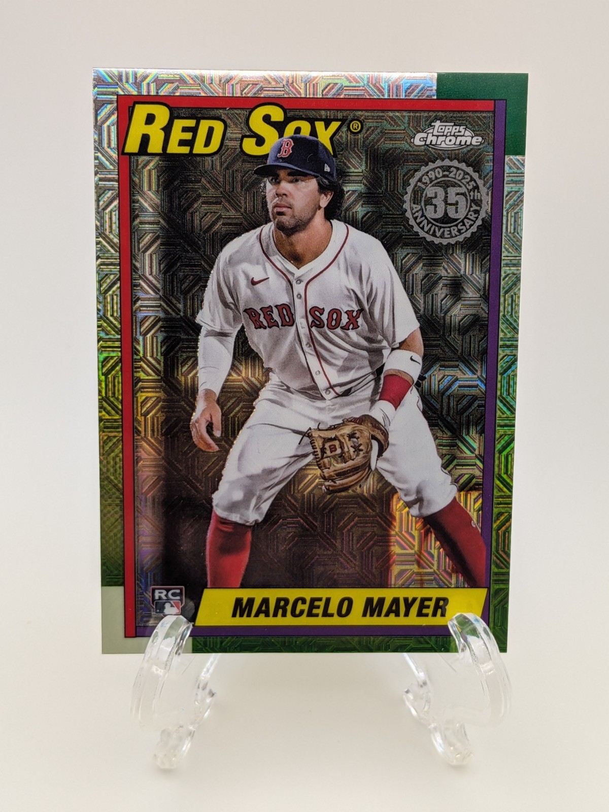 2025 Topps Update Series 1990 Topps Chrome Silver Pack Marcelo Mayer Rookie