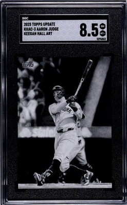 2025 Topps Update Series - Keegan Hall Art Cards Aaron Judge #KHAC 