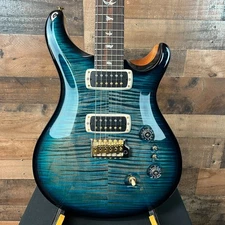 PRS Custom 24-08, 10-top, BLEM, Aquableux, Smoke Wrap Burst, Hardcase, 203