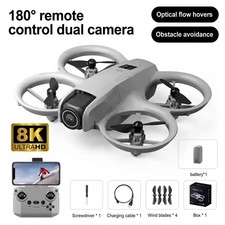 Drone RC T3 Double Caméra 360° 8K HD RTF Quadrirotor Auto-Stabilisée FPV WiFi