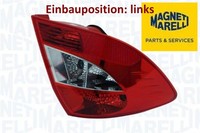Magneti Marelli 712202601120 Heckleuchte Links RüCklicht Hecklicht FüR Renault