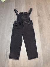 Zara 12-18months Toddler Raw Hem Zip Front Overalls