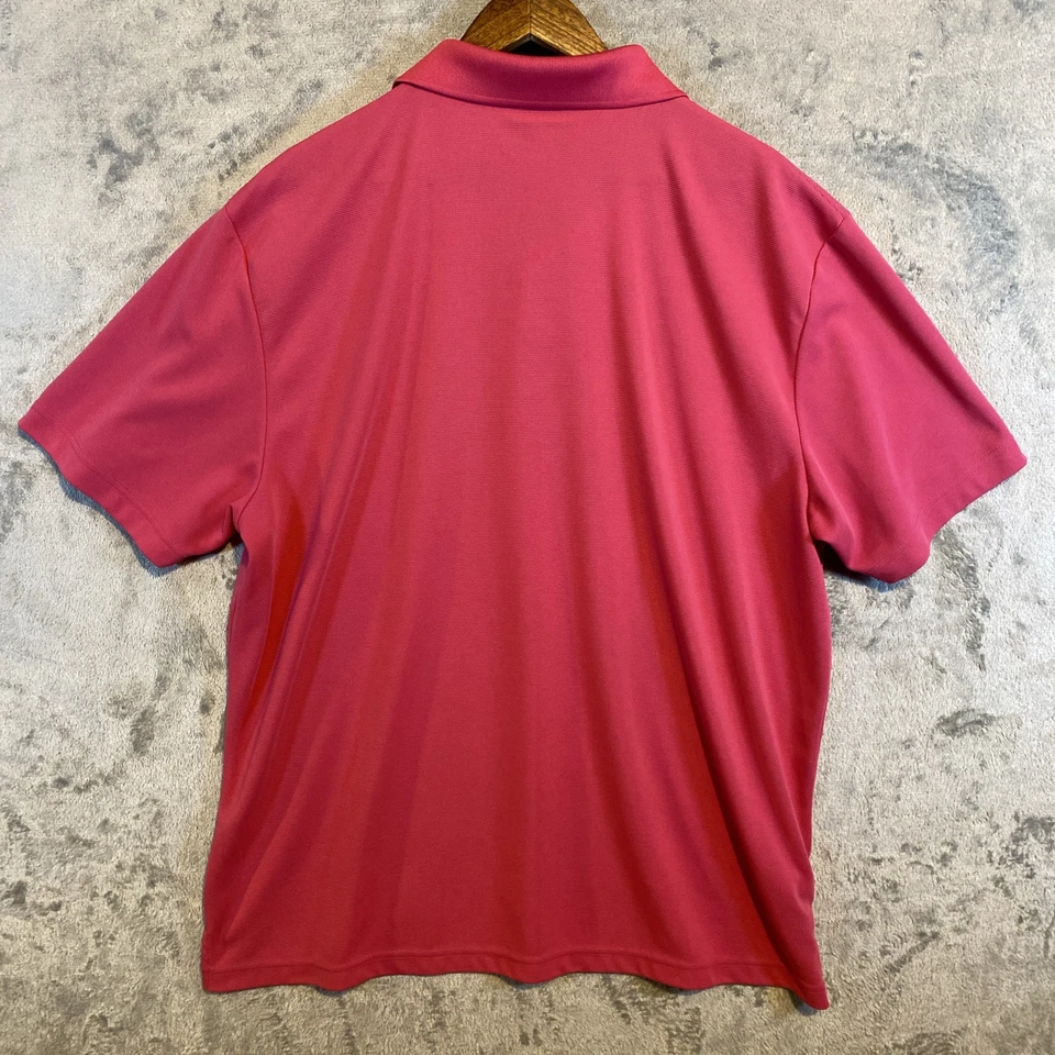 Men’s Grand Slam Polo Golf Shirt Size 2XL Pink Lightweight Casual Vacation - Image 2 of 4