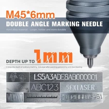 M45*6 Marking Bit Needle for SFX ZS-MARKING-15080 Pneumatic Marking Machine