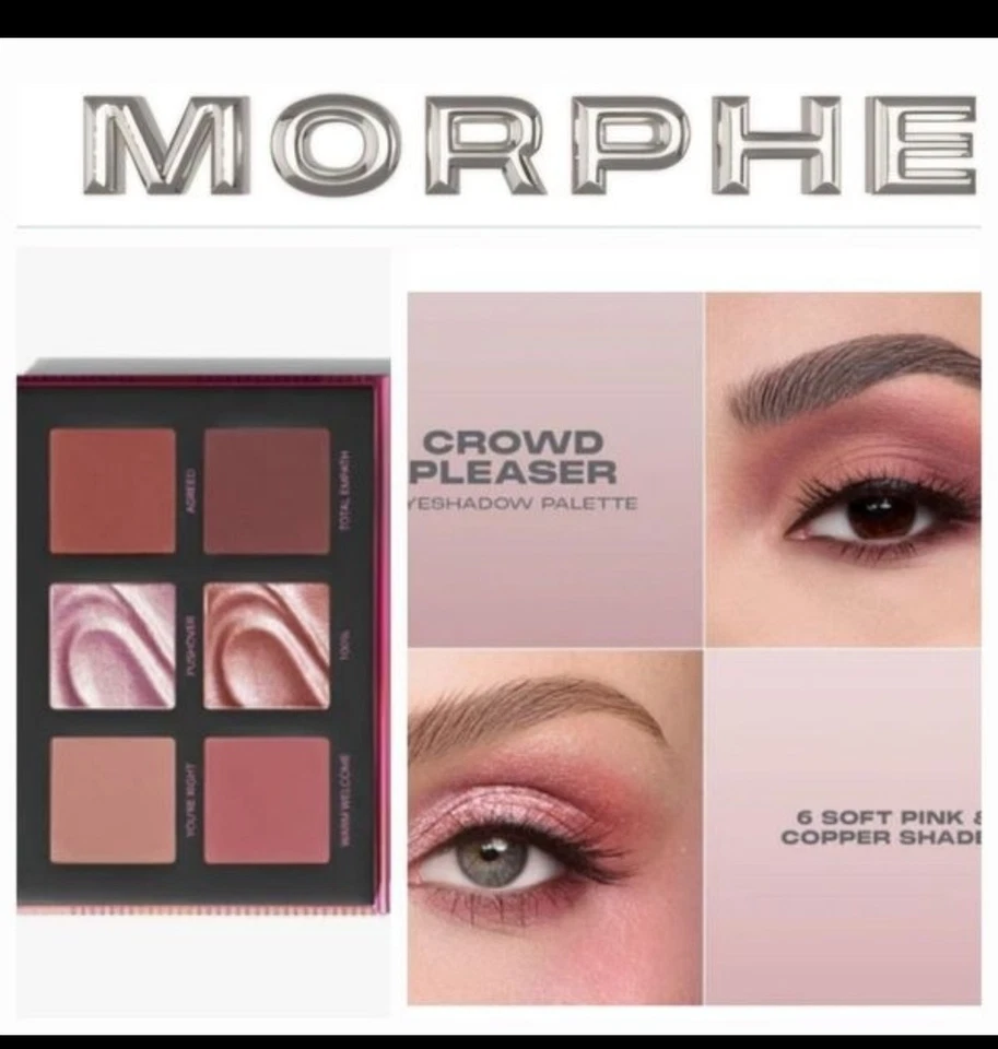 Morphe Crowd Pleaser Eye Shadow Palette Full Size Authentic BNIB Discontinued - Image 4 of 4